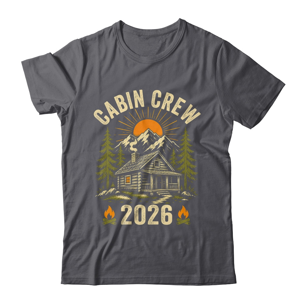 Cabin Crew 2026 Vacation Mountain Family Matching Group Shirt & Tank Top | teecentury