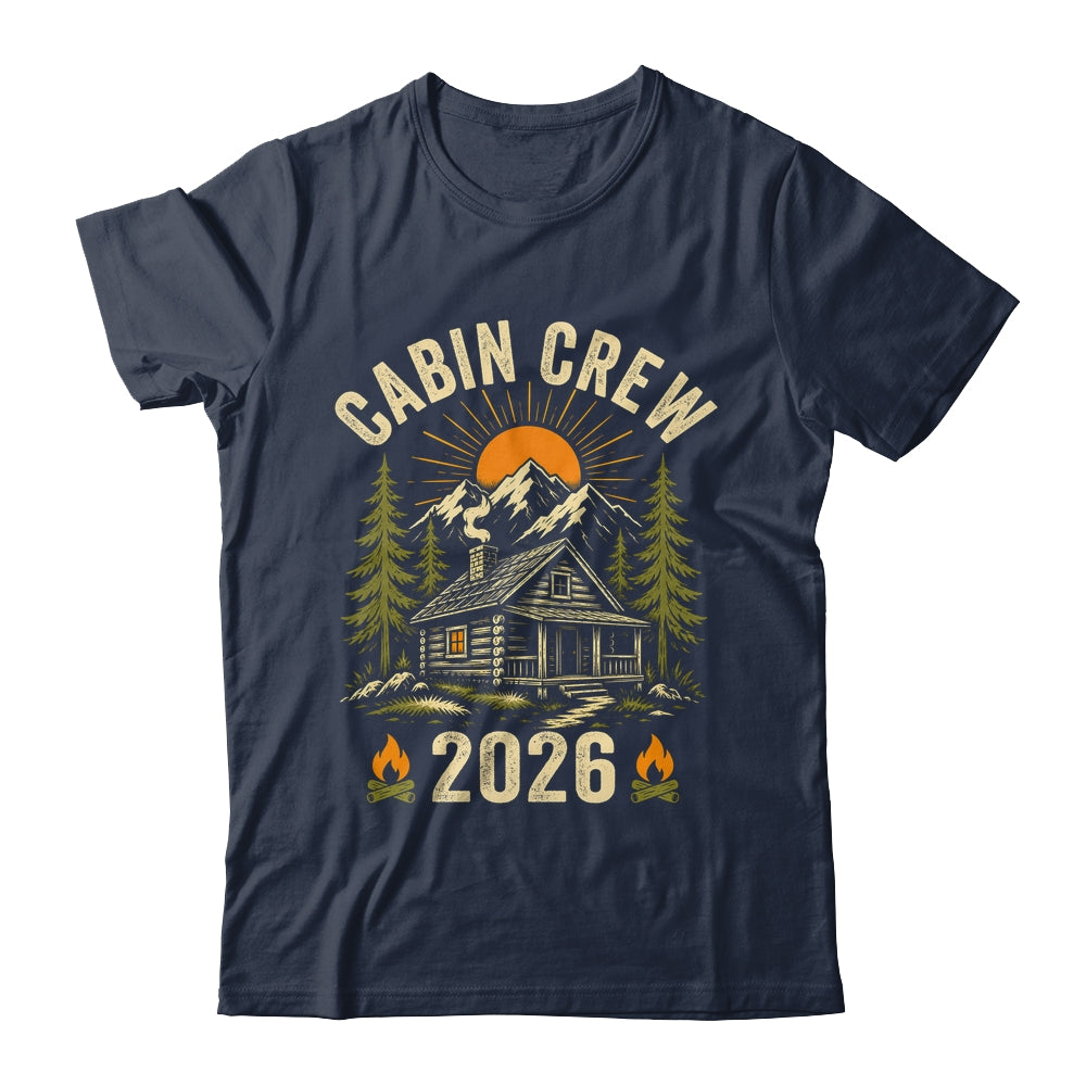 Cabin Crew 2026 Vacation Mountain Family Matching Group Shirt & Tank Top | teecentury