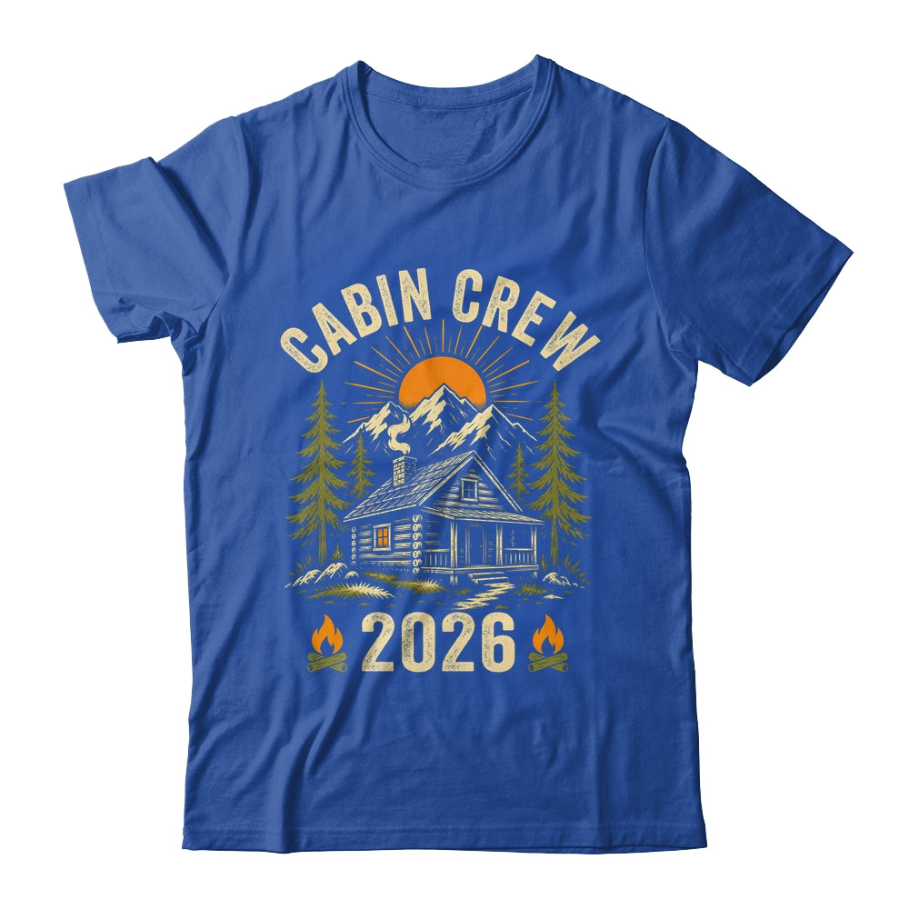 Cabin Crew 2026 Vacation Mountain Family Matching Group Shirt & Tank Top | teecentury
