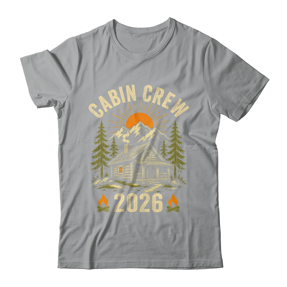 Cabin Crew 2026 Vacation Mountain Family Matching Group Shirt & Tank Top | teecentury