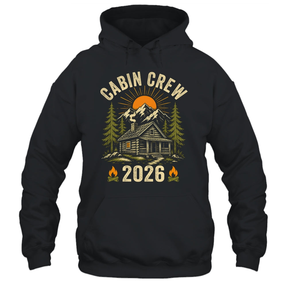 Cabin Crew 2026 Vacation Mountain Family Matching Group Shirt & Tank Top | teecentury
