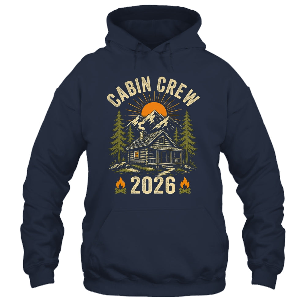 Cabin Crew 2026 Vacation Mountain Family Matching Group Shirt & Tank Top | teecentury