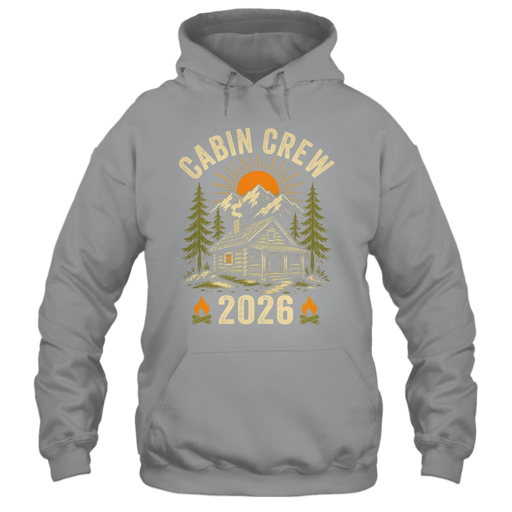 Cabin Crew 2026 Vacation Mountain Family Matching Group Shirt & Tank Top | teecentury