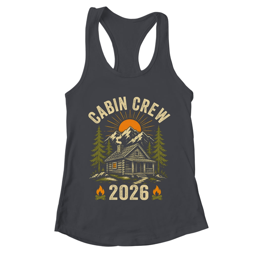 Cabin Crew 2026 Vacation Mountain Family Matching Group Shirt & Tank Top | teecentury