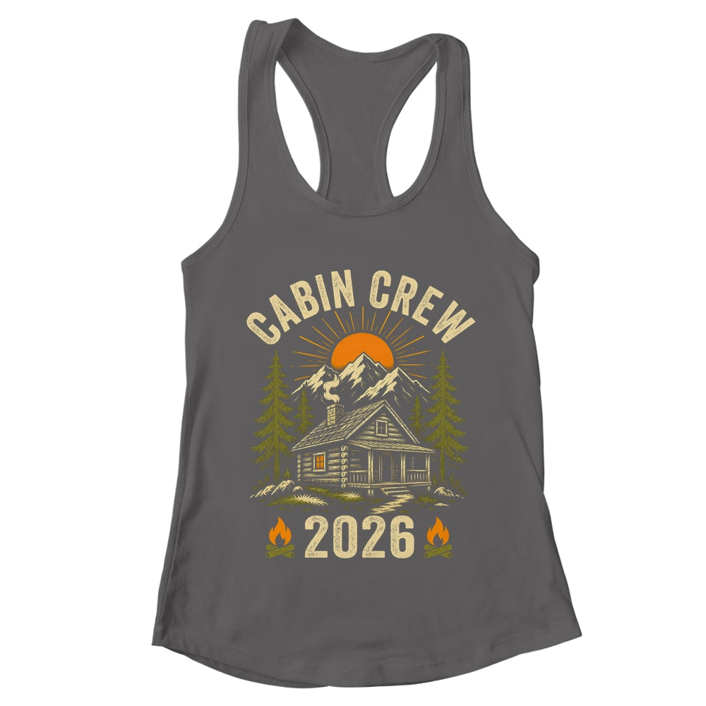 Cabin Crew 2026 Vacation Mountain Family Matching Group Shirt & Tank Top | teecentury