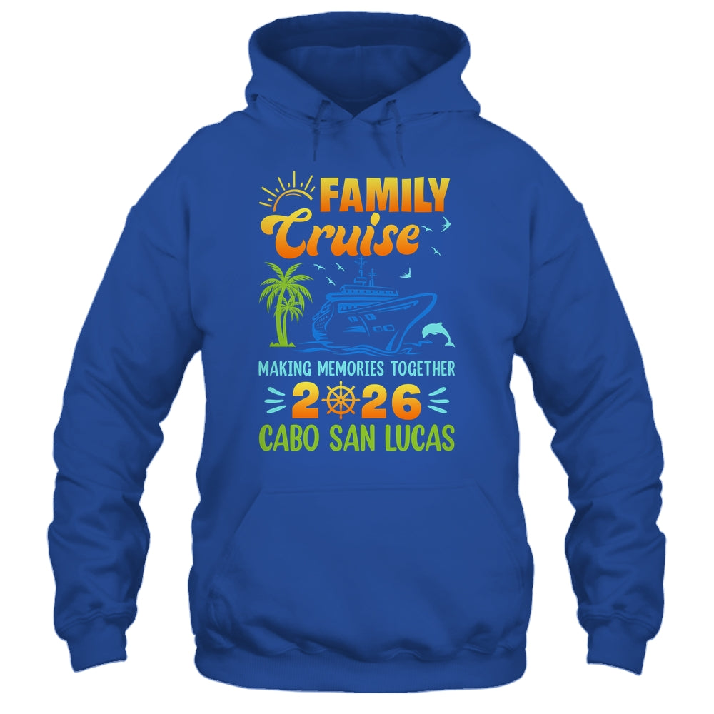 Cabo San Lucas Cruise 2026 Family Friends Group Vacation Matching Shirt & Tank Top | teecentury