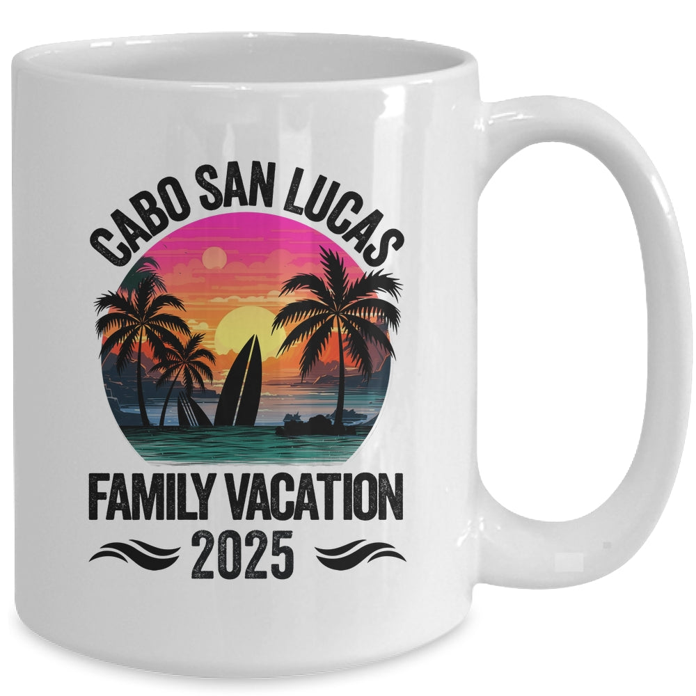 Cabo San Lucas Family Vacation 2025 Matching Outfits Beach Summer Mug | teecentury