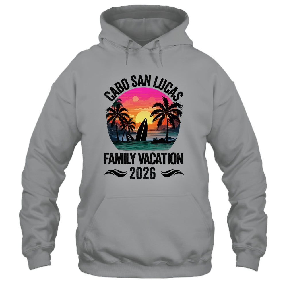 Cabo San Lucas Family Vacation 2026 Matching Outfits Beach Summer Shirt & Tank Top | teecentury