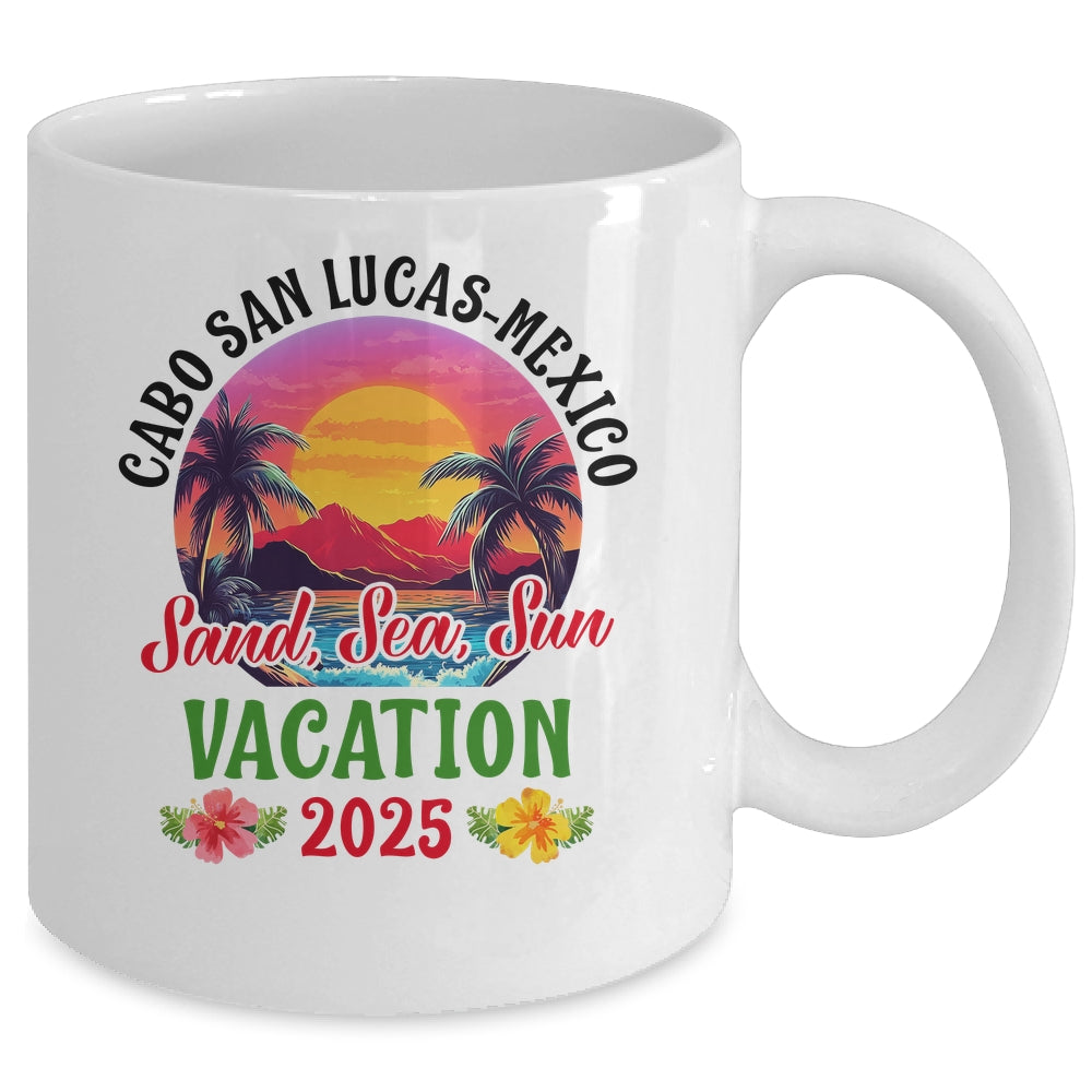 Cabo San Lucas Mexico 2025 Family Friends Vacation Mug | teecentury