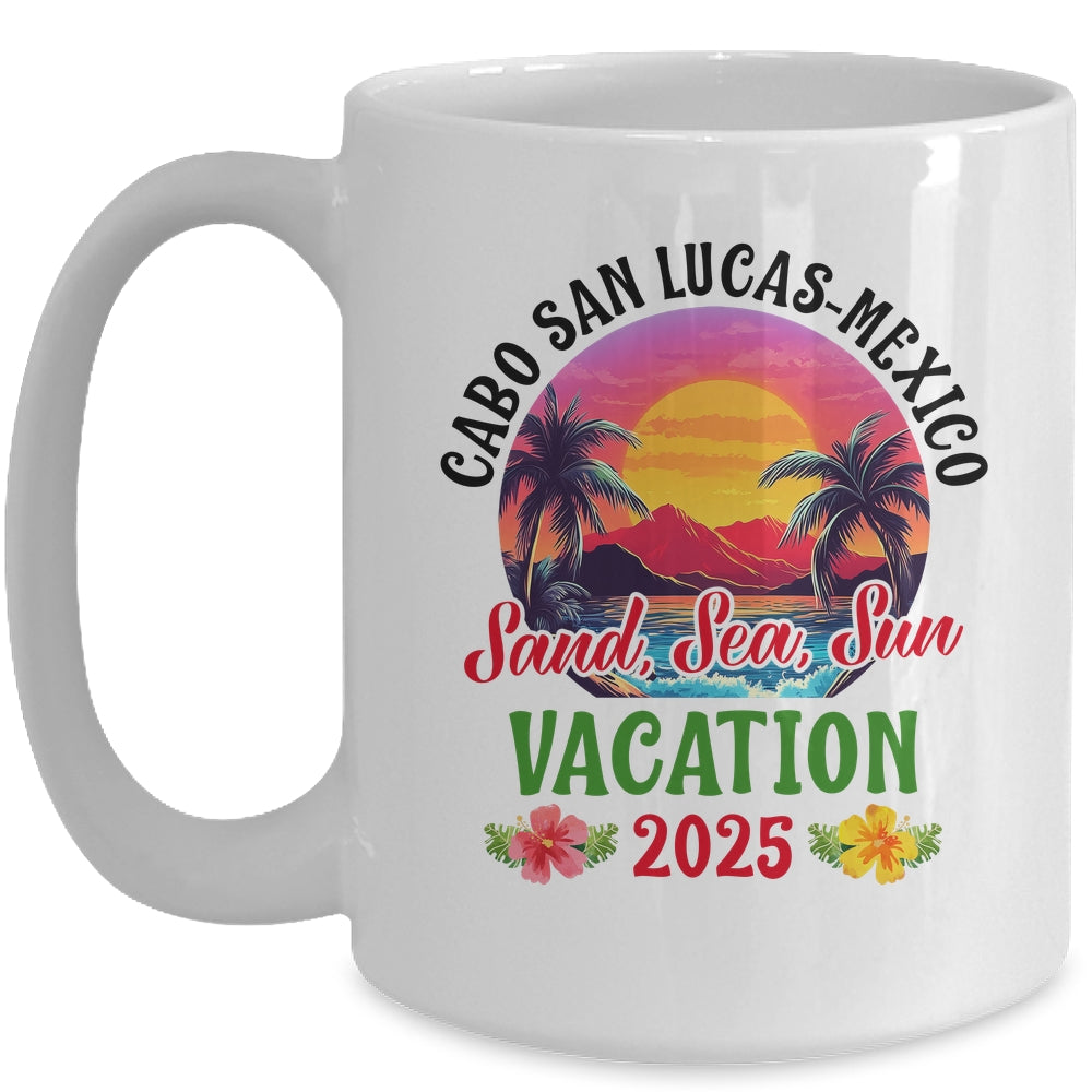 Cabo San Lucas Mexico 2025 Family Friends Vacation Mug | teecentury