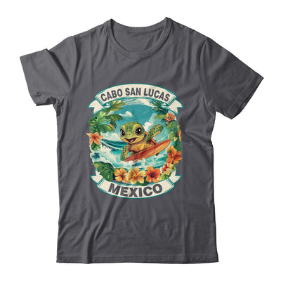 Cabo San Lucas Mexico Cute Sea Turtle Surfing Summer Vacation Shirt & Tank Top | teecentury