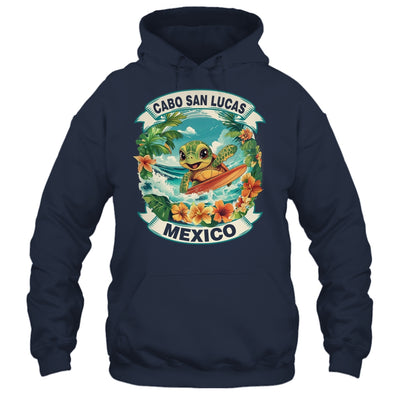 Cabo San Lucas Mexico Cute Sea Turtle Surfing Summer Vacation Shirt & Tank Top | teecentury