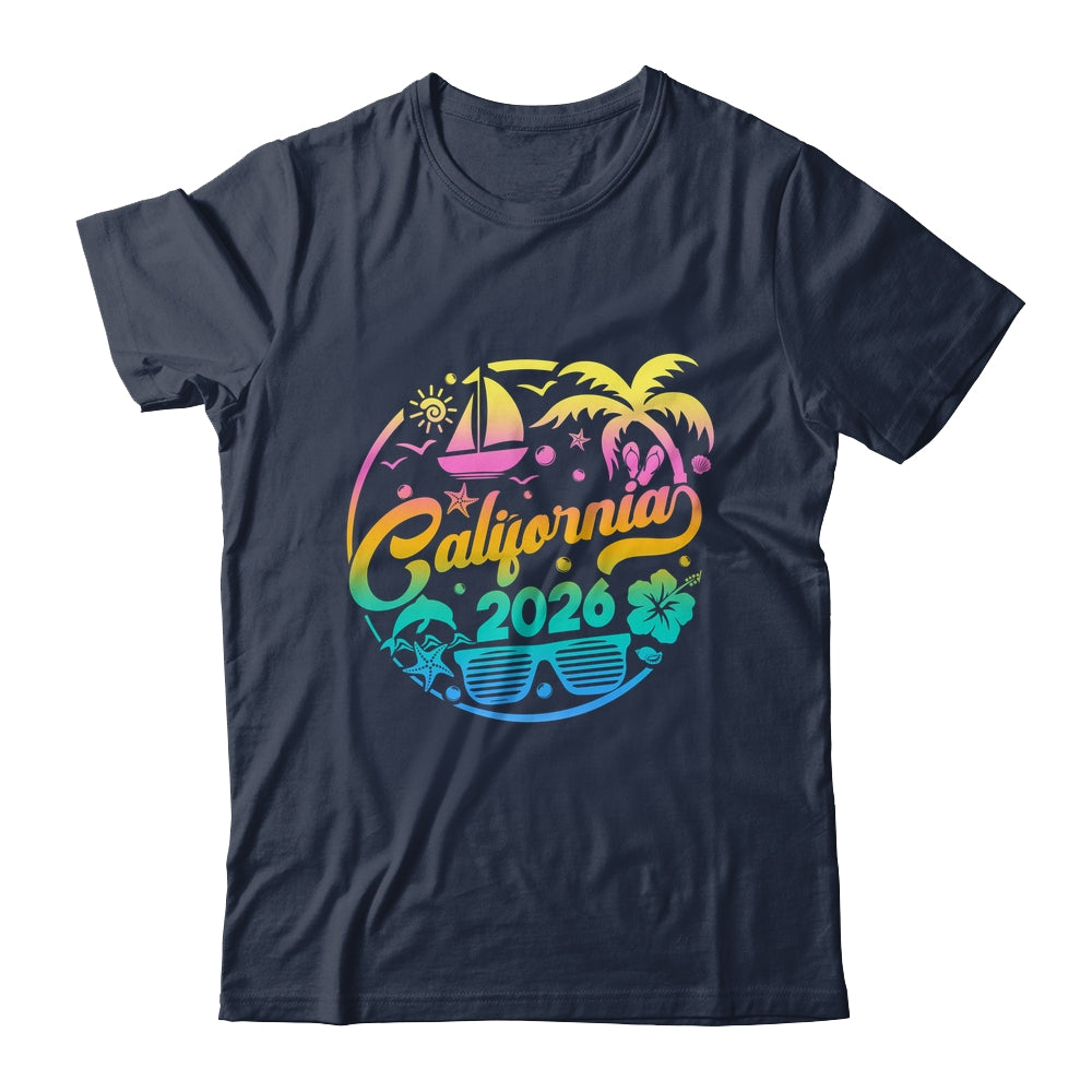 California 2026 Family Vacation Beach Matching Group Shirt & Tank Top | teecentury
