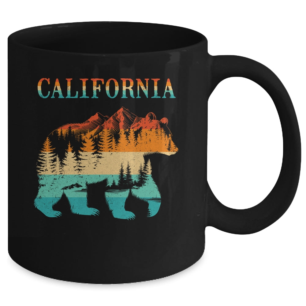 California Bear Vintage Retro Nature Hiking Souvenir Mug | teecentury