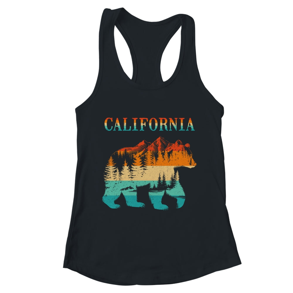 California Bear Vintage Retro Nature Hiking Souvenir Shirt & Tank Top | teecentury