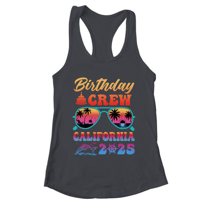 California Birthday Crew Vacation Cruise 2025 Summer Trip Group Shirt & Tank Top | teecentury