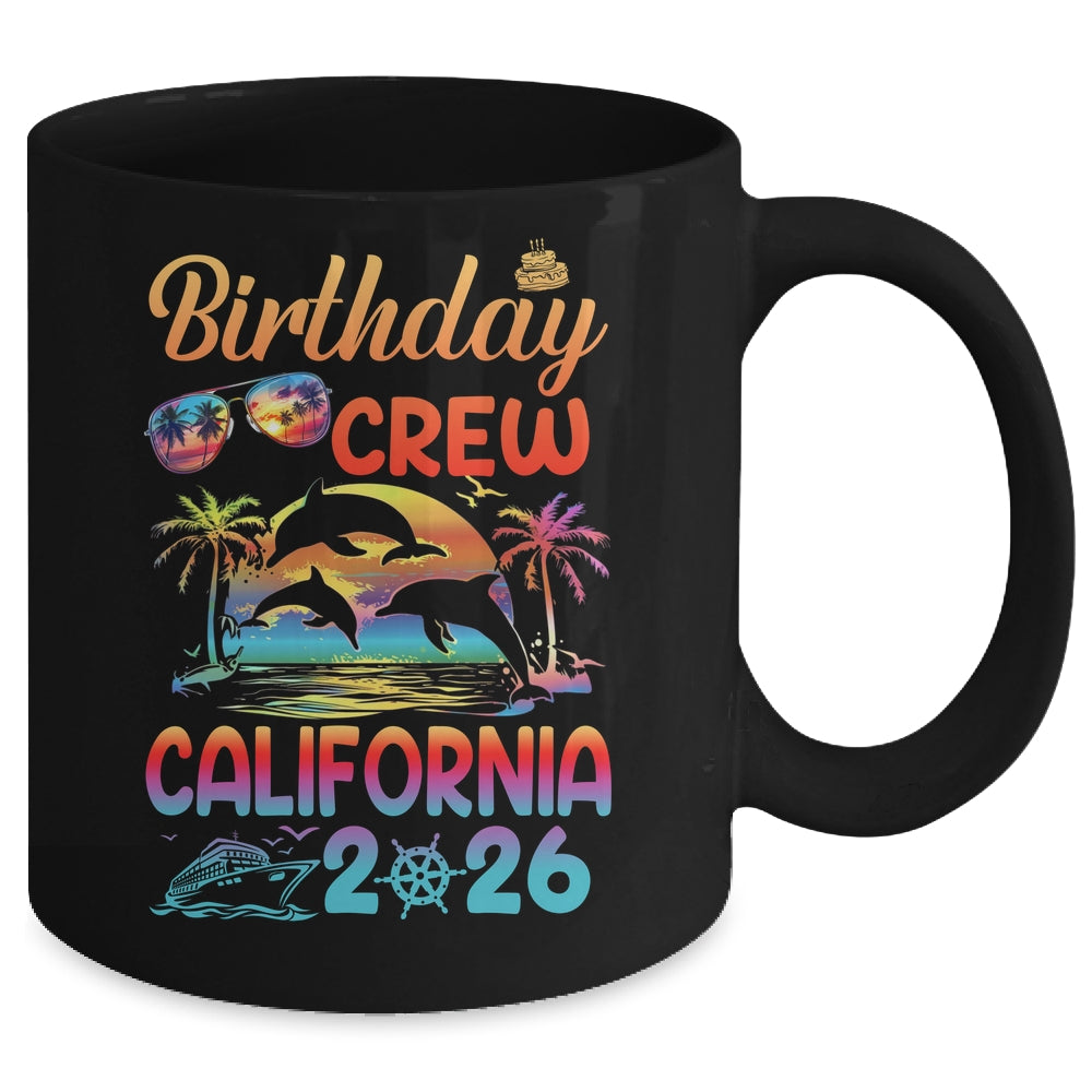 California Birthday Trip Vacation 2026 Matching Group Mug | teecentury