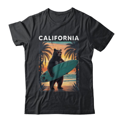 California Cool Republic Bear Surfing Beach California Retro Shirt & Hoodie | teecentury