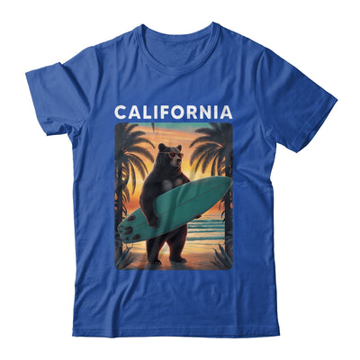 California Cool Republic Bear Surfing Beach California Retro Shirt & Hoodie | teecentury