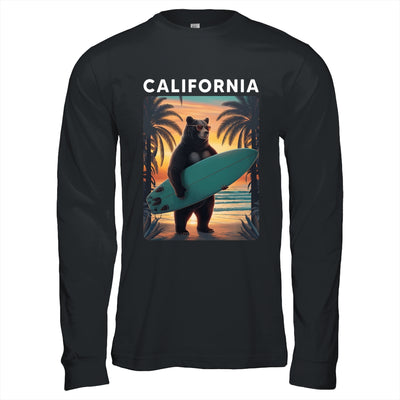 California Cool Republic Bear Surfing Beach California Retro Shirt & Hoodie | teecentury