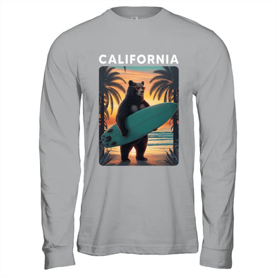 California Cool Republic Bear Surfing Beach California Retro Shirt & Hoodie | teecentury