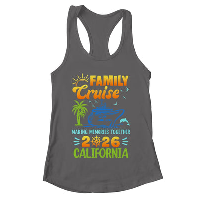 California Cruise 2026 Family Friends Group Vacation Matching Shirt & Tank Top | teecentury