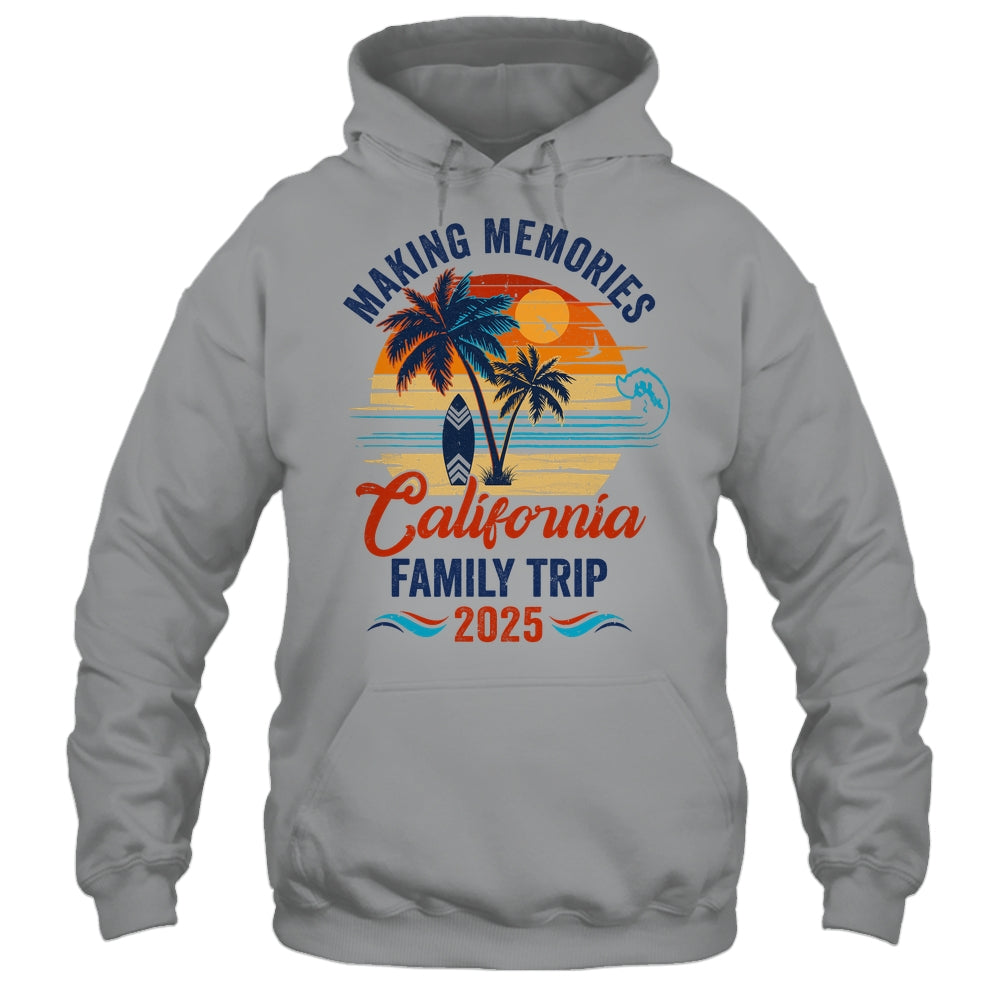 California Family Vacation 2025 Making Memories Together Trip Shirt & Tank Top | teecentury