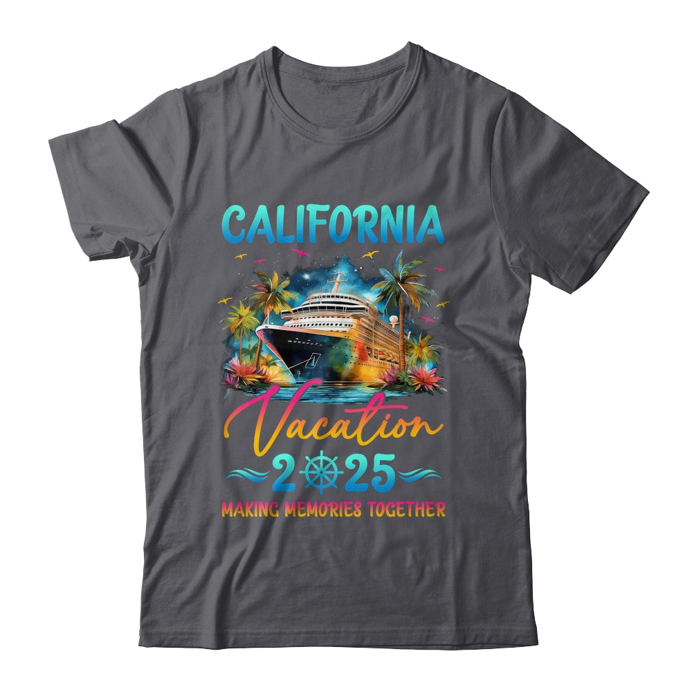 California Family Vacation 2025 Matching Group Summer Shirt & Tank Top | teecentury