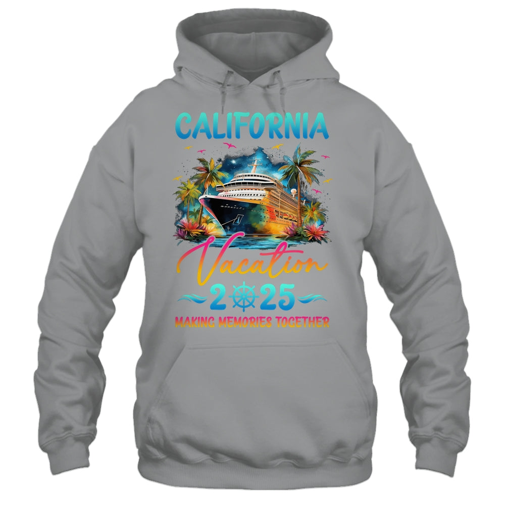 California Family Vacation 2025 Matching Group Summer Shirt & Tank Top | teecentury