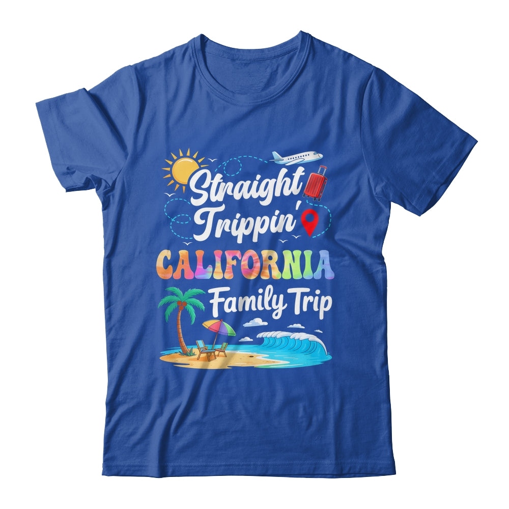 California Family Vacation 2025 Straight Trippin Trip Shirt & Tank Top | teecentury