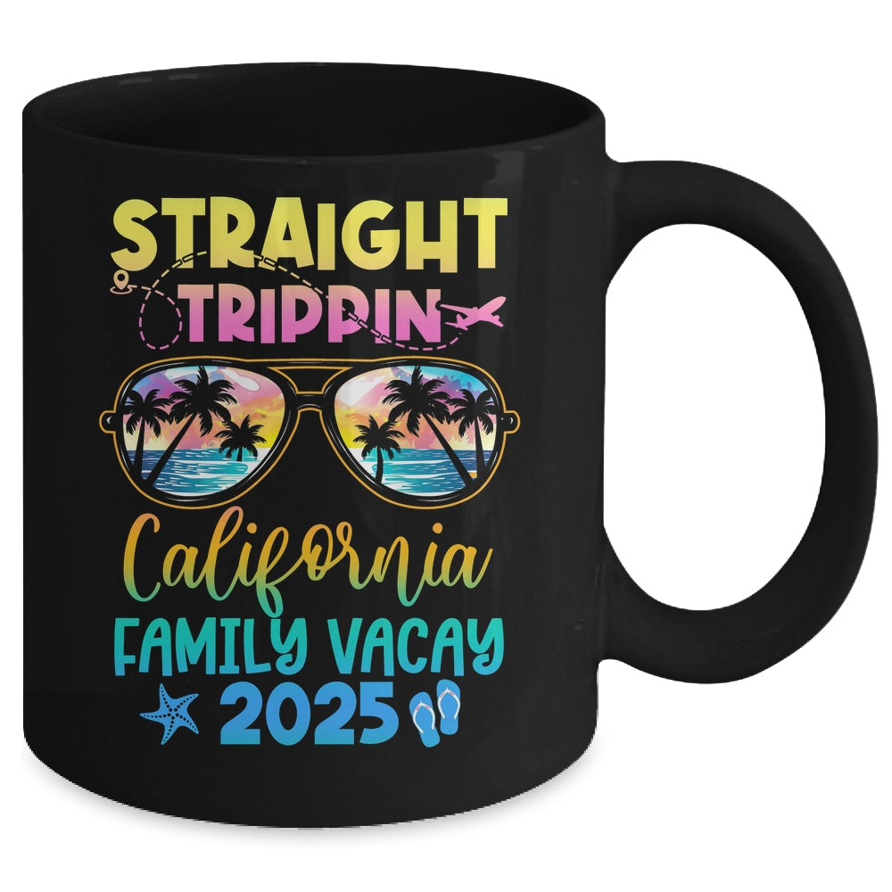California Family Vacay Vacation 2025 Straight Trippin Mug | teecentury