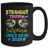 California Family Vacay Vacation 2025 Straight Trippin Mug | teecentury