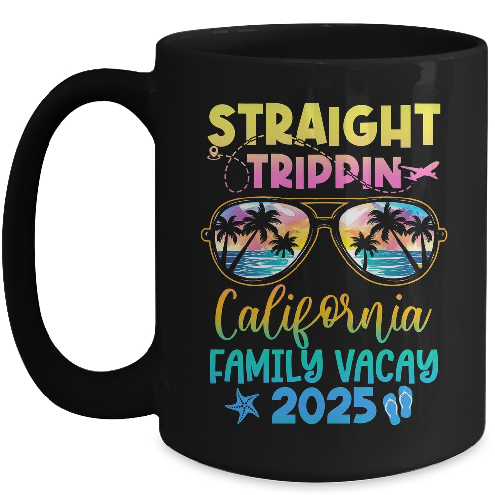 California Family Vacay Vacation 2025 Straight Trippin Mug | teecentury