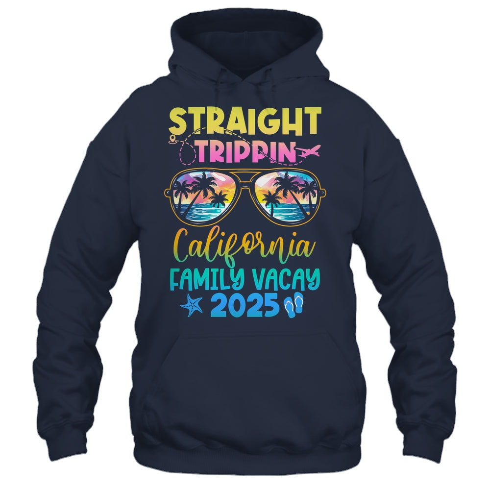 California Family Vacay Vacation 2025 Straight Trippin Shirt & Tank Top | teecentury