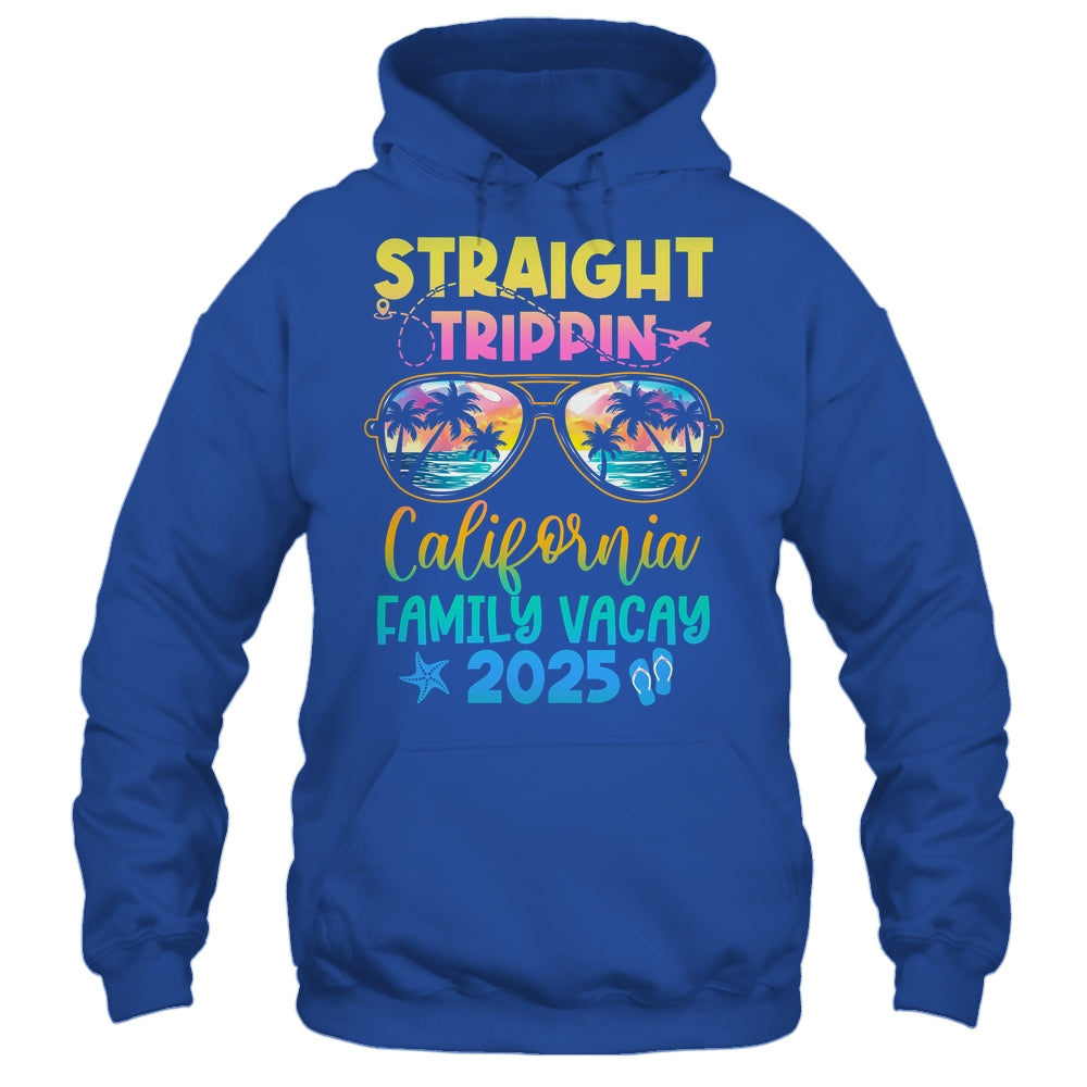 California Family Vacay Vacation 2025 Straight Trippin Shirt & Tank Top | teecentury