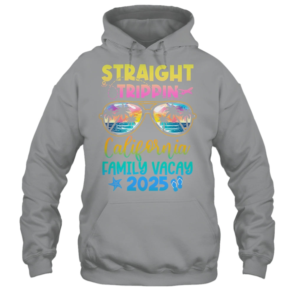 California Family Vacay Vacation 2025 Straight Trippin Shirt & Tank Top | teecentury