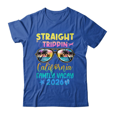 California Family Vacay Vacation 2026 Straight Trippin Shirt & Tank Top | teecentury