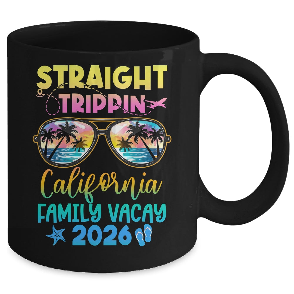 California Family Vacay Vacation 2026 Straight Trippin Mug | teecentury