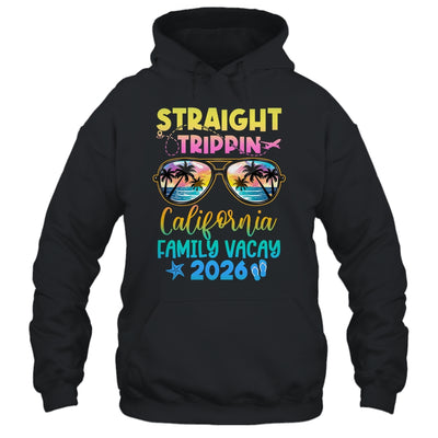 California Family Vacay Vacation 2026 Straight Trippin Shirt & Tank Top | teecentury