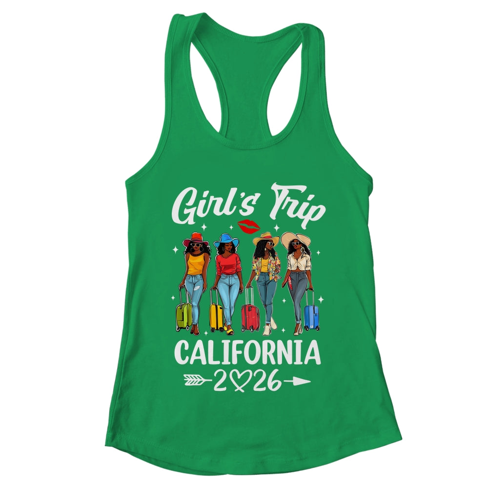 California Girls Trip 2026 Birthday Squad Women Vacation Shirt & Tank Top | teecentury