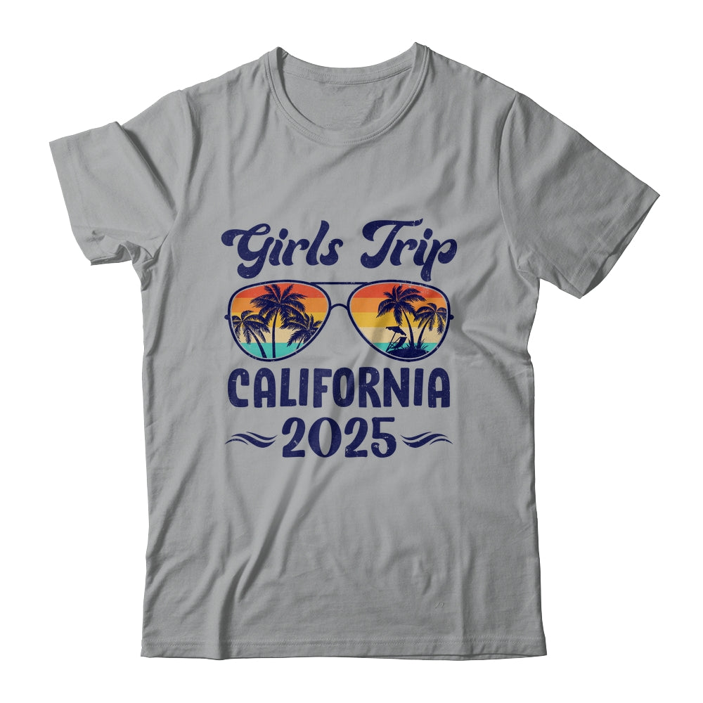 California Girls Trip Beach Vacation 2025 Matching Group Shirt & Tank Top | teecentury