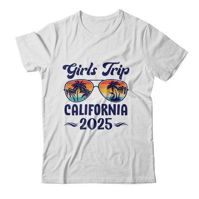 California Girls Trip Beach Vacation 2025 Matching Group Shirt & Tank Top | teecentury