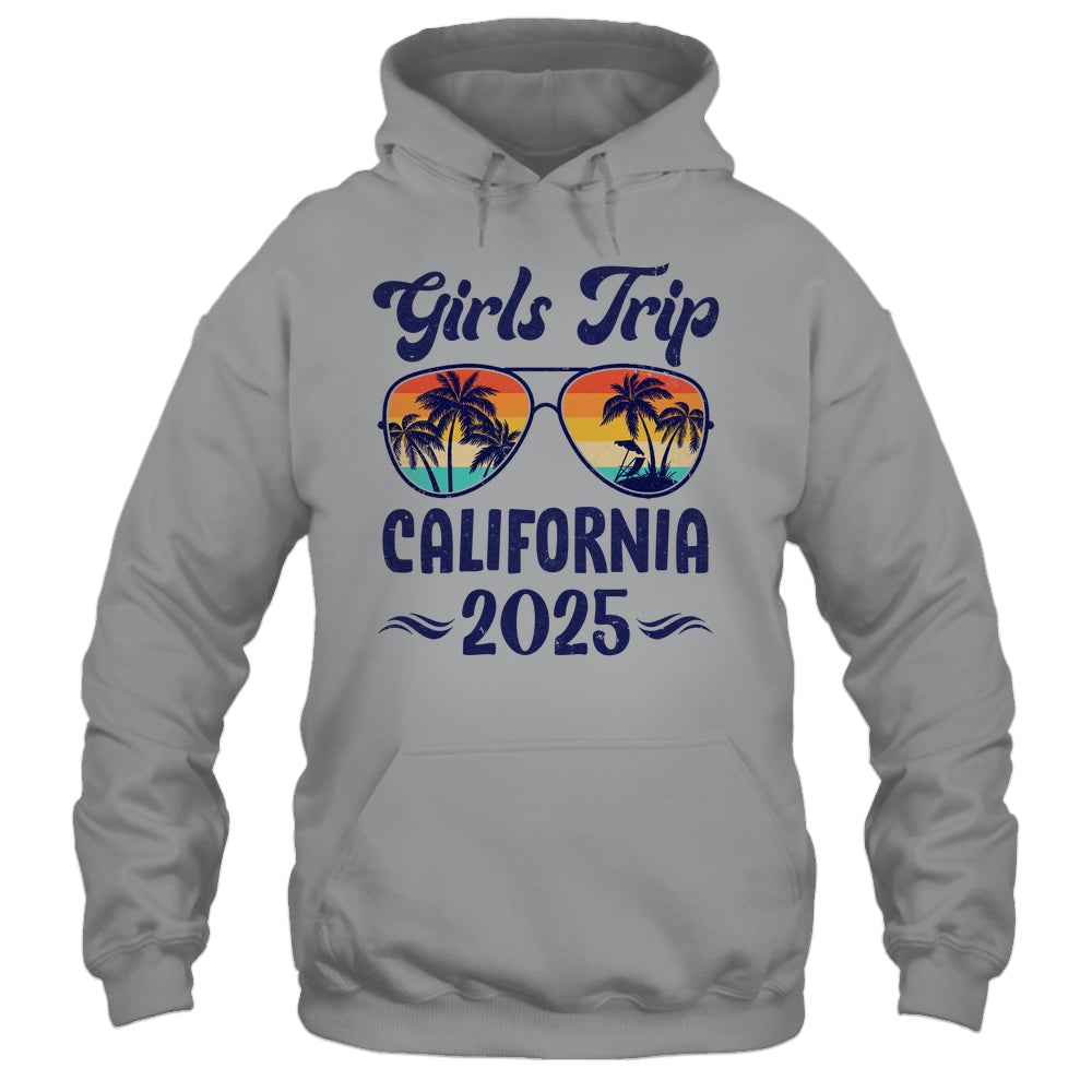 California Girls Trip Beach Vacation 2025 Matching Group Shirt & Tank Top | teecentury
