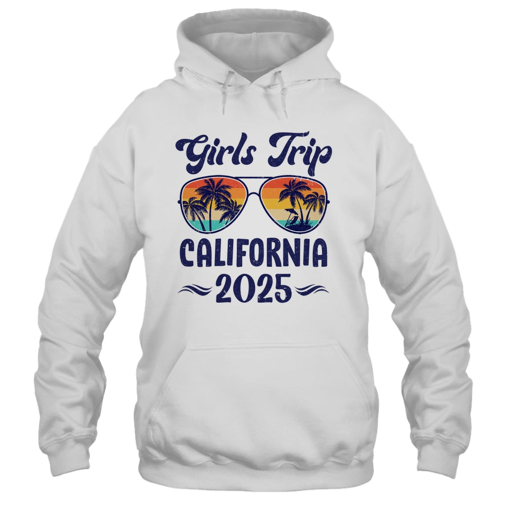 California Girls Trip Beach Vacation 2025 Matching Group Shirt & Tank Top | teecentury