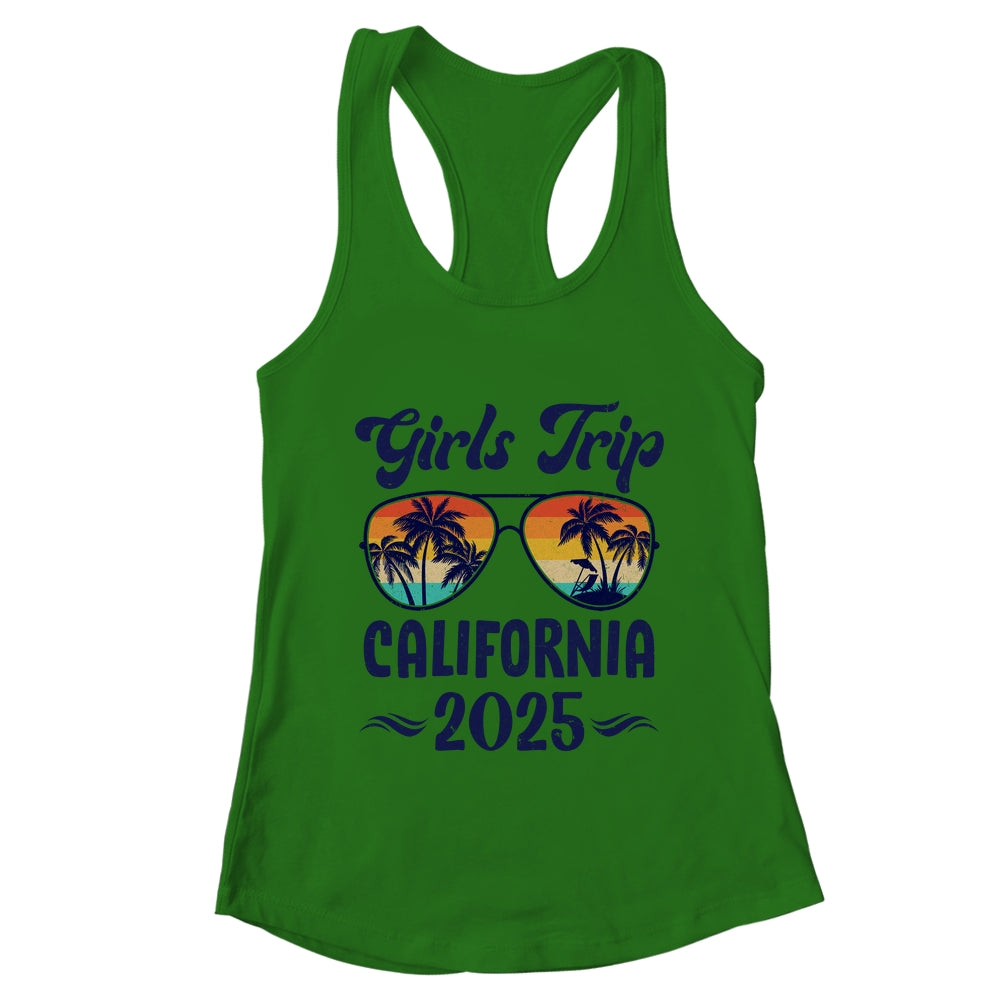 California Girls Trip Beach Vacation 2025 Matching Group Shirt & Tank Top | teecentury