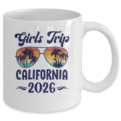 California Girls Trip Beach Vacation 2026 Matching Group Mug | teecentury