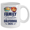 California Matching Family Vacation 2025 Making Memories Mug | teecentury