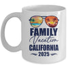 California Matching Family Vacation 2025 Making Memories Mug | teecentury