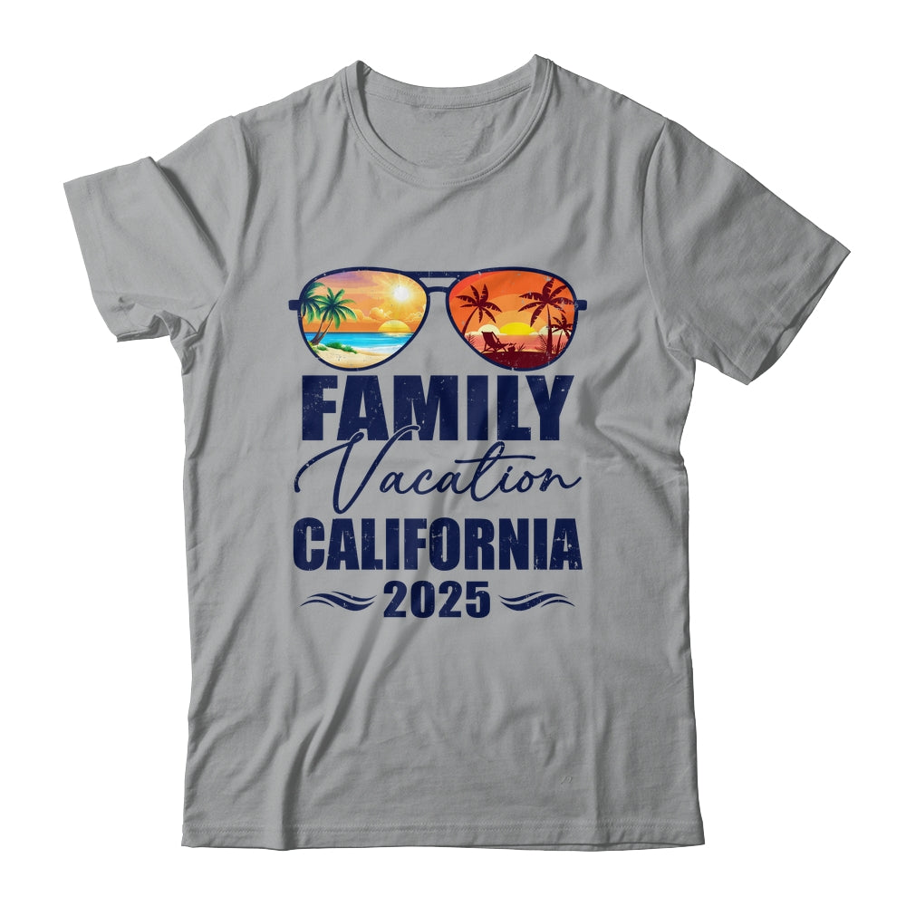California Matching Family Vacation 2025 Making Memories Shirt & Tank Top | teecentury
