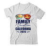 California Matching Family Vacation 2025 Making Memories Shirt & Tank Top | teecentury